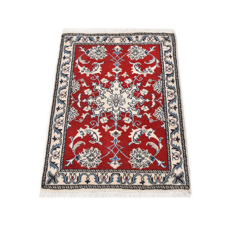 Alfombra persa - Nain - 89 x 57 cm - rojo