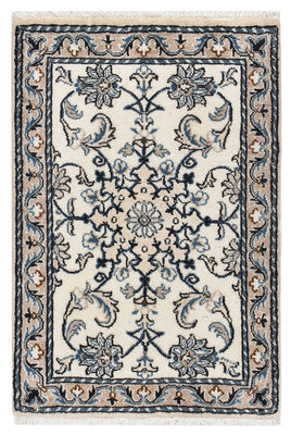 Alfombra persa - Nain - 84 x 56 cm - crema