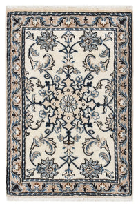 Alfombra persa - Nain - 84 x 56 cm - crema