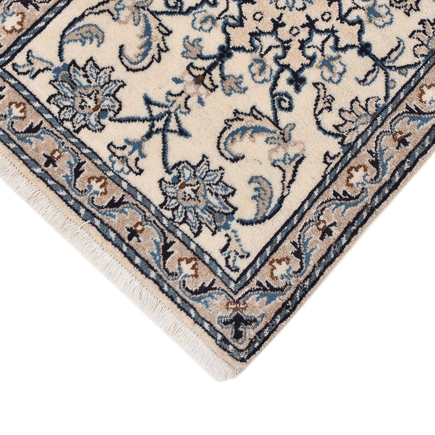 Alfombra persa - Nain - 84 x 56 cm - crema