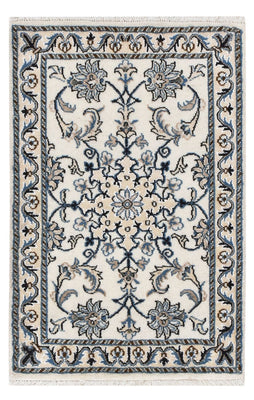 Alfombra persa - Nain - 92 x 60 cm - crema