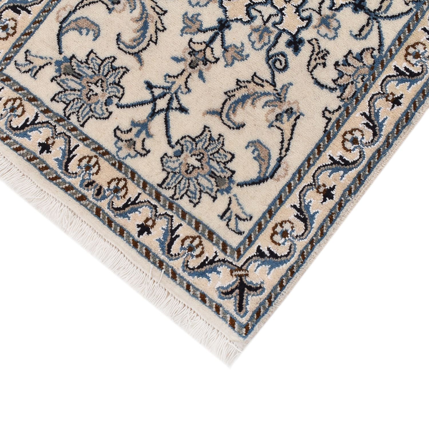 Alfombra persa - Nain - 92 x 60 cm - crema
