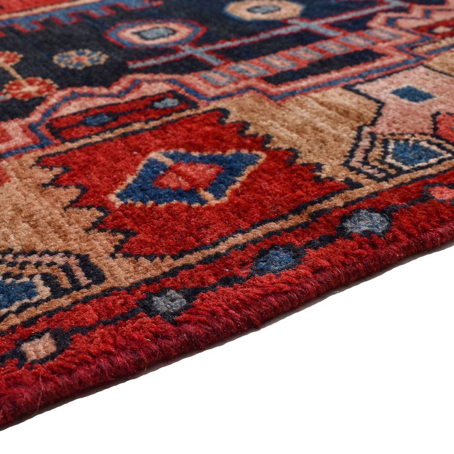 Alfombra persa - Nómada - 191 x 118 cm - azul oscuro