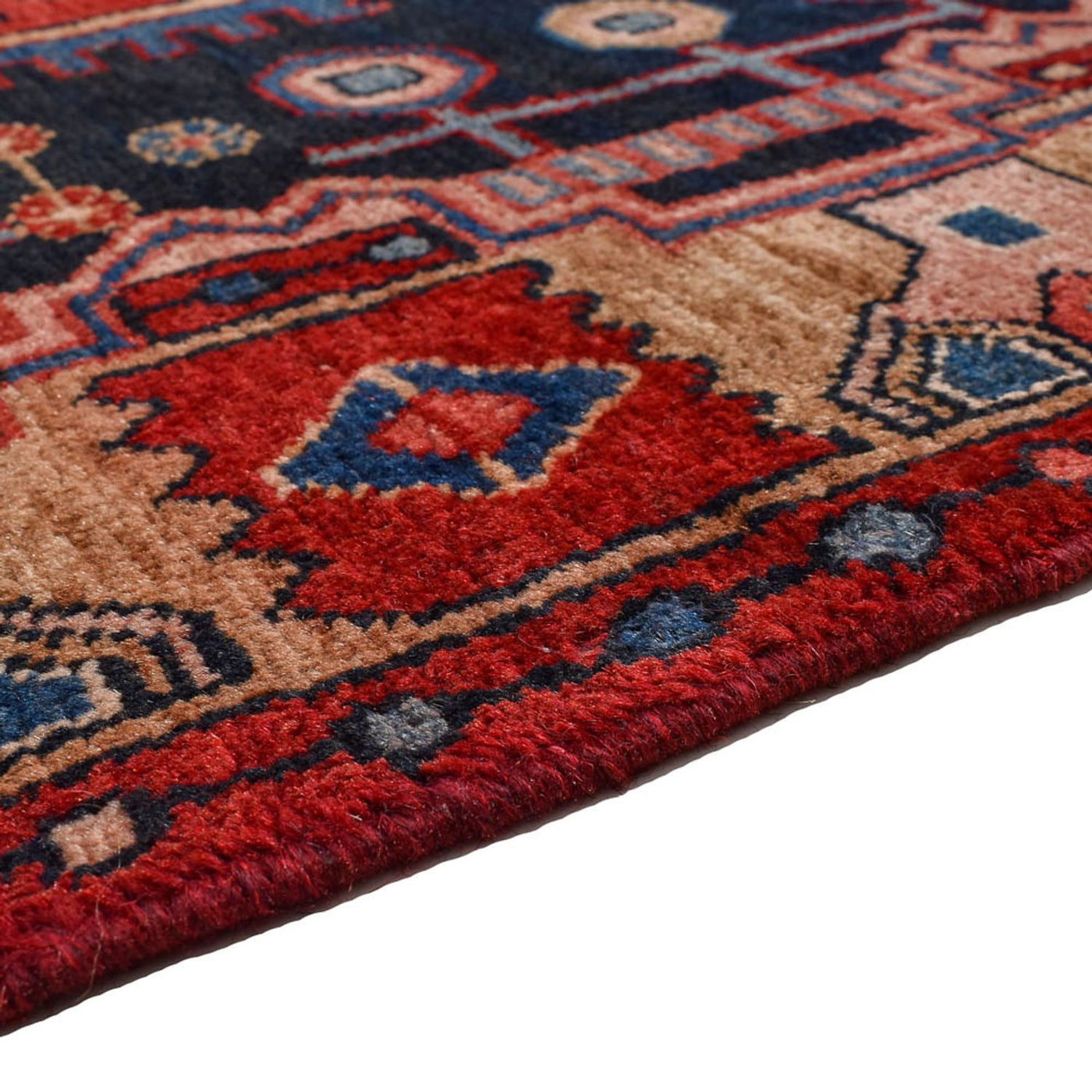 Alfombra persa - Nómada - 191 x 118 cm - azul oscuro
