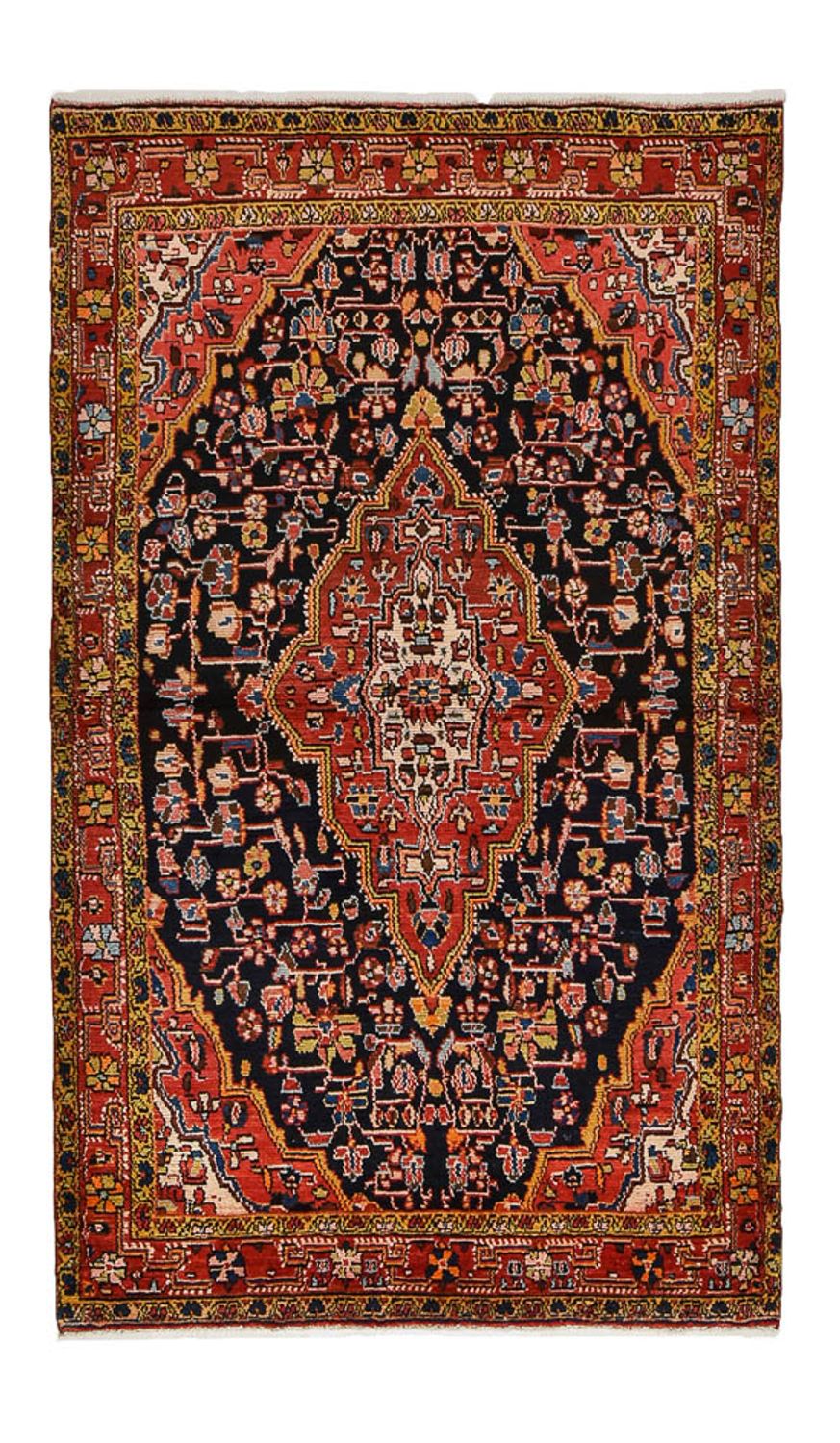 Alfombra persa - Nómada - 226 x 135 cm - azul oscuro