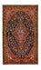 Alfombra persa - Nómada - 226 x 135 cm - azul oscuro