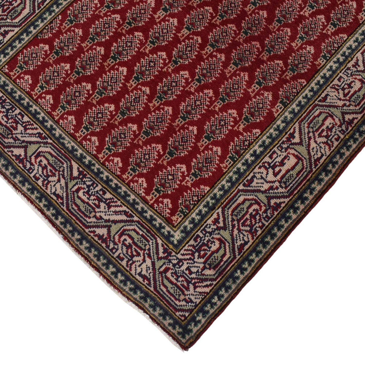 Alfombra de pasillo Alfombra persa - Tabriz - 337 x 83 cm - óxido
