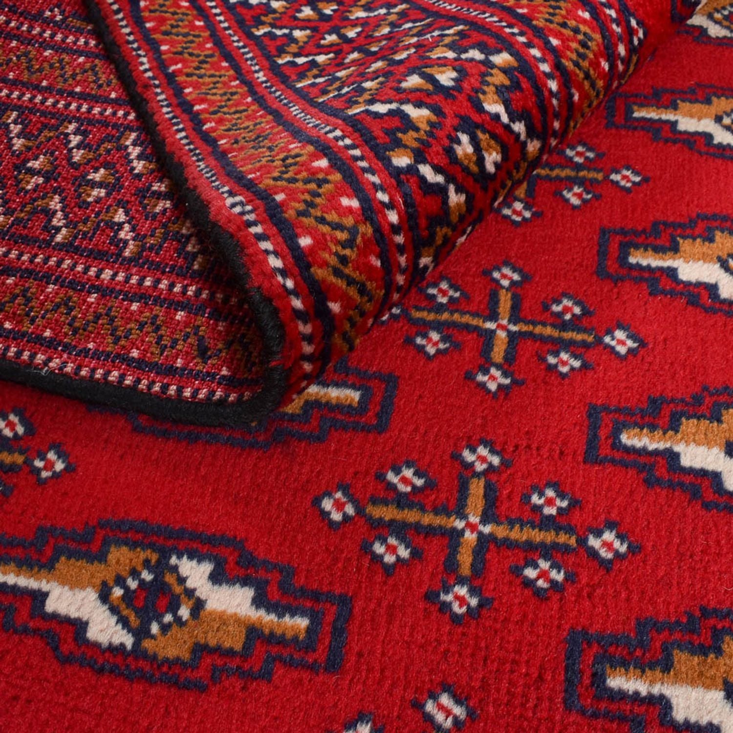 Alfombra Turkaman - 175 x 128 cm - rojo