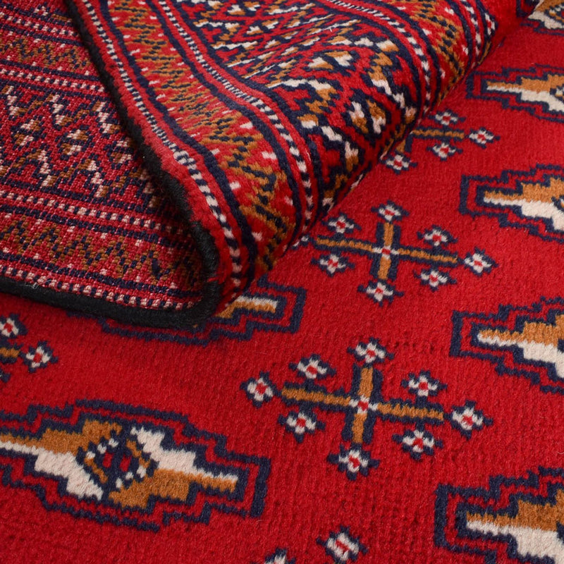 Alfombra Turkaman - 175 x 128 cm - rojo