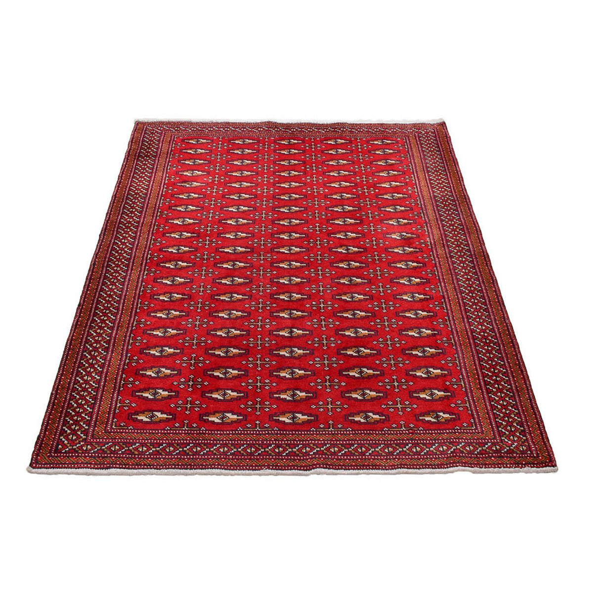 Alfombra Turkaman - 175 x 128 cm - rojo