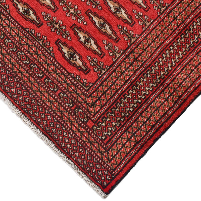 Alfombra Turkaman - 189 x 130 cm - rojo