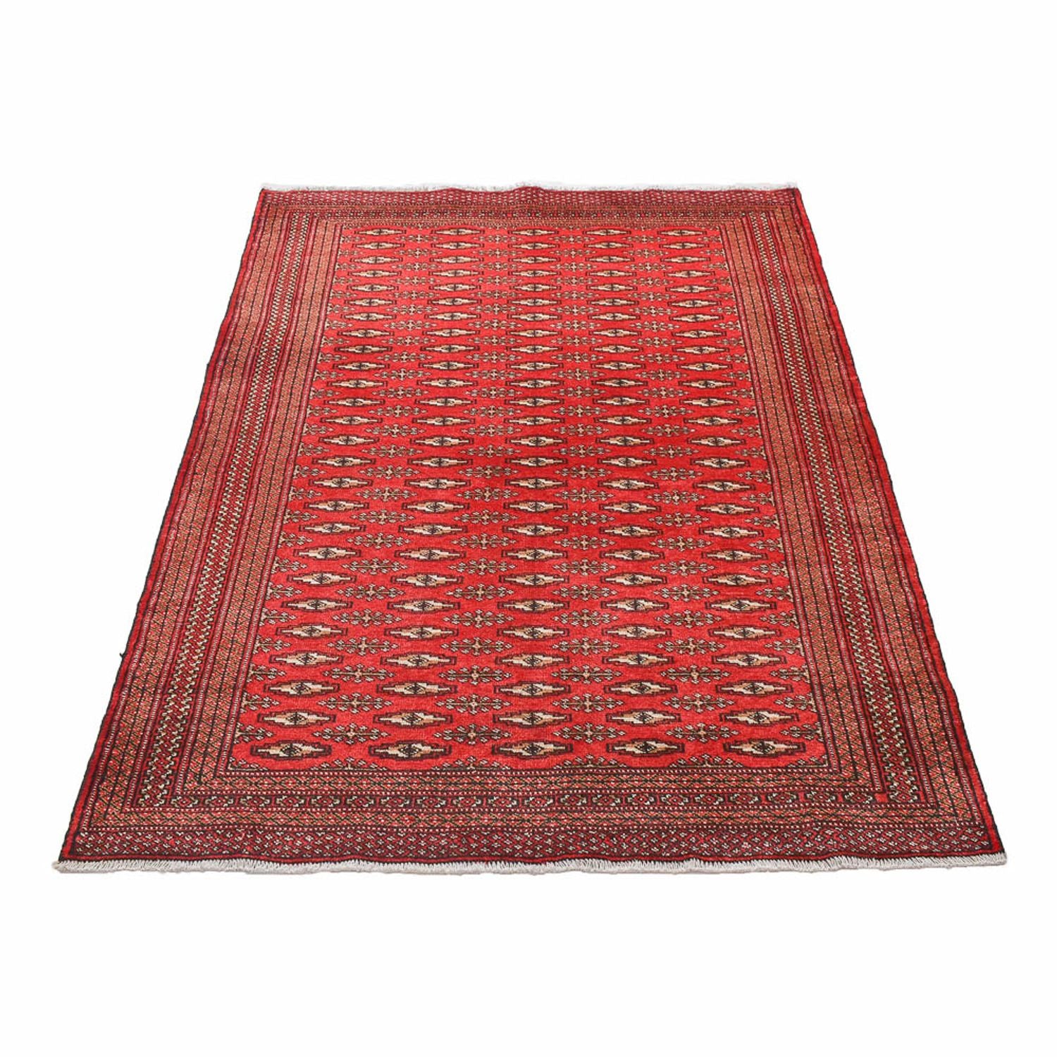 Alfombra Turkaman - 189 x 130 cm - rojo