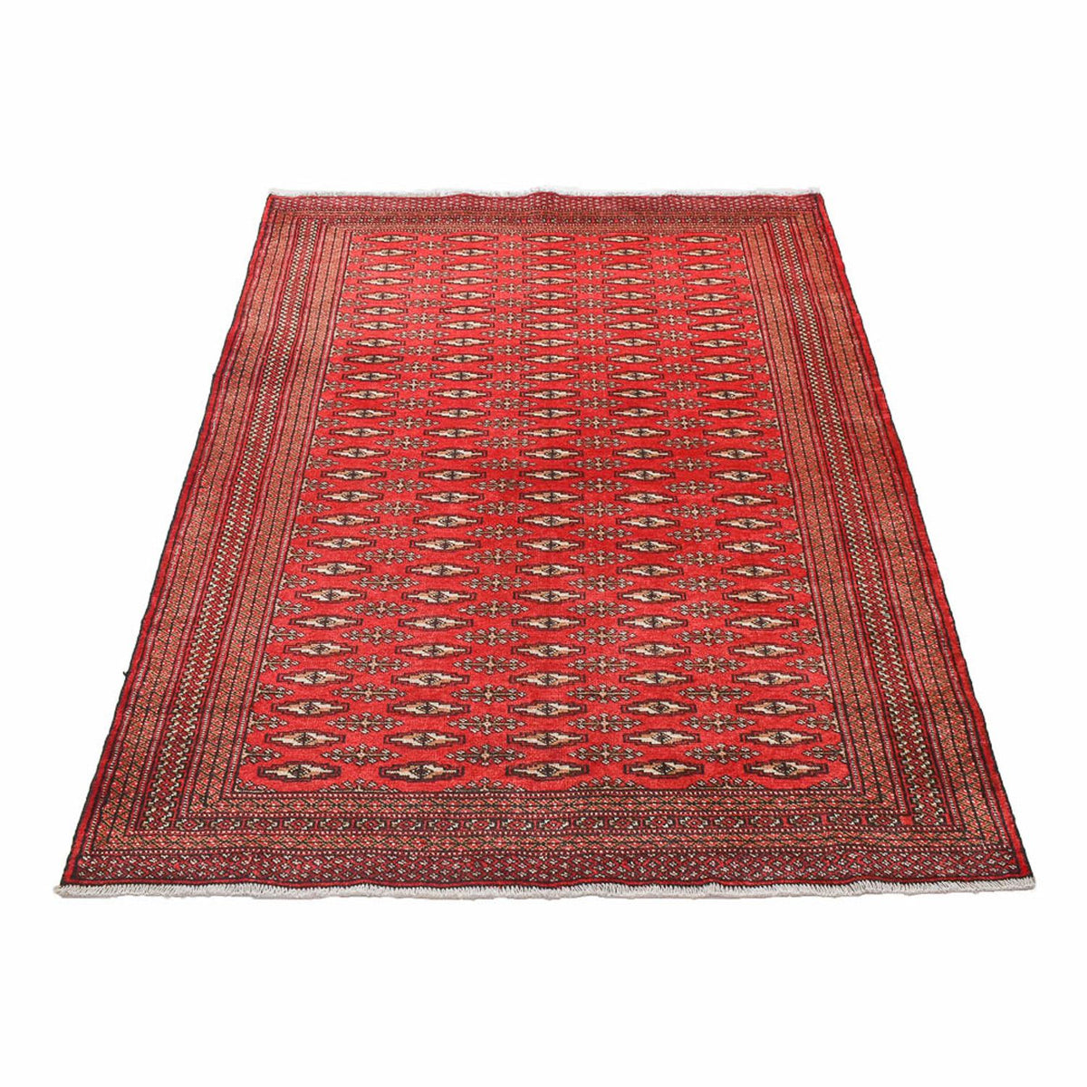Alfombra Turkaman - 189 x 130 cm - rojo