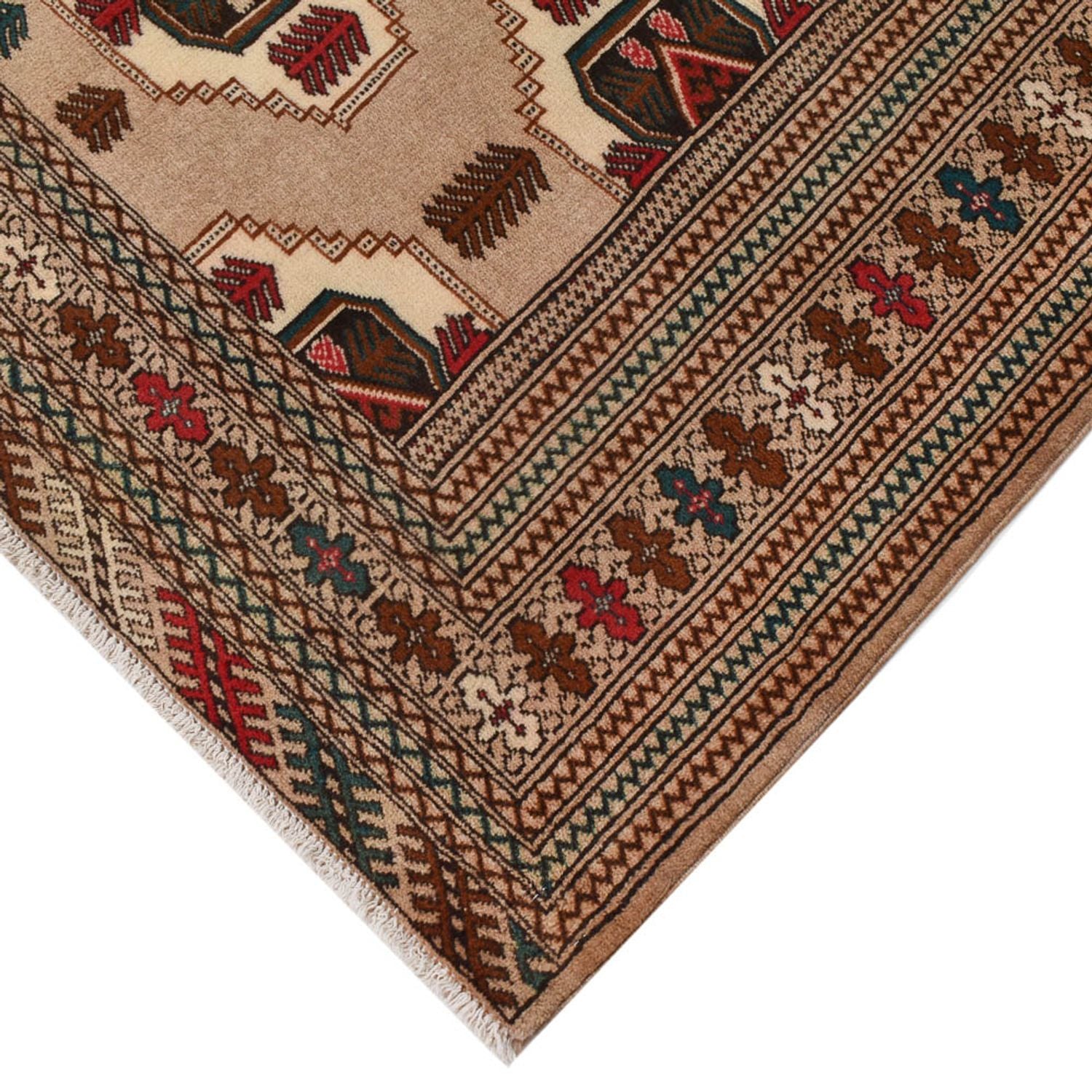 Alfombra Turkaman - 199 x 143 cm - multicolor