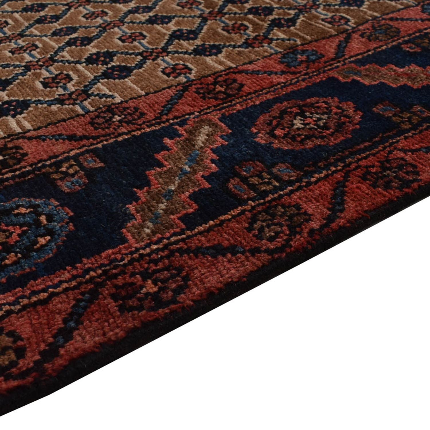 Alfombra persa - Nómada - 198 x 123 cm - multicolor