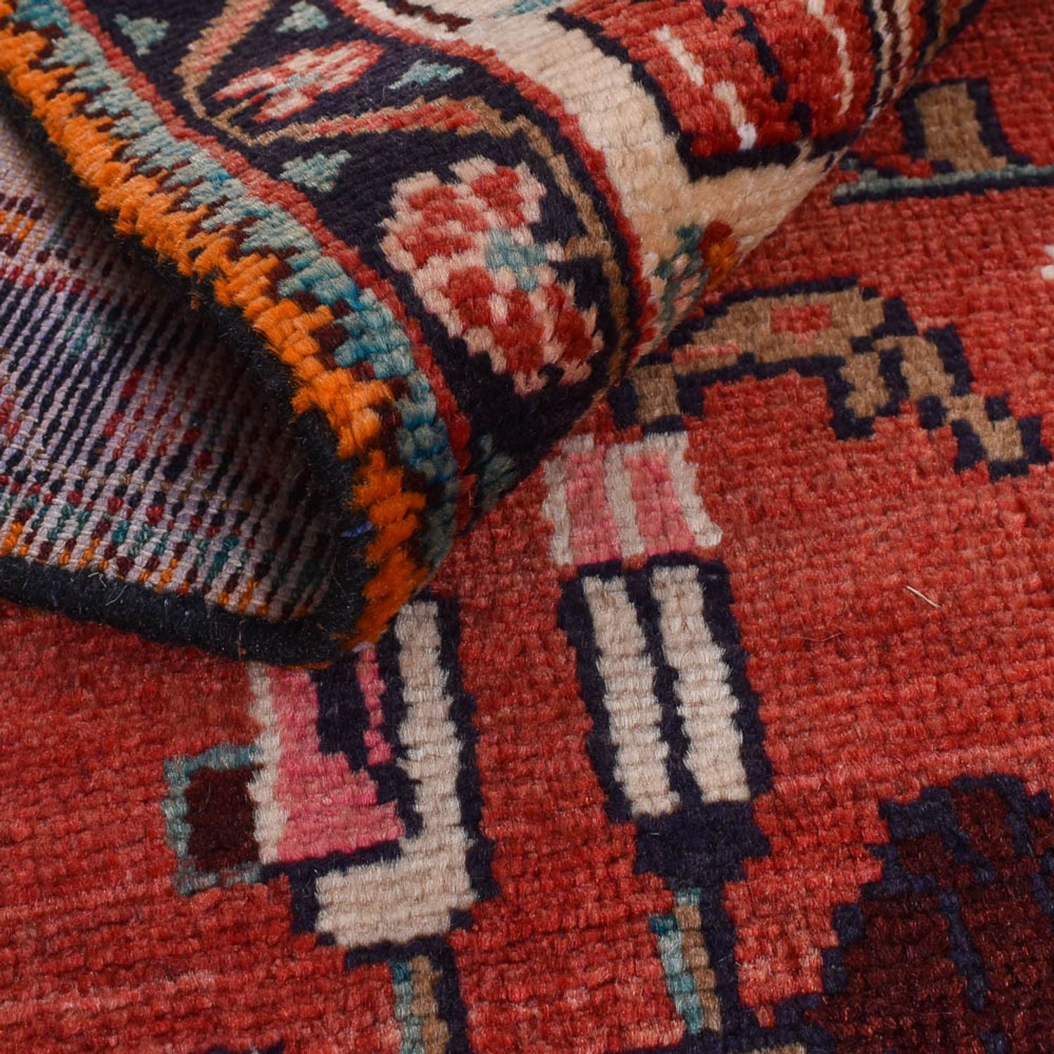 Alfombra persa - Nómada - 280 x 151 cm - rojo