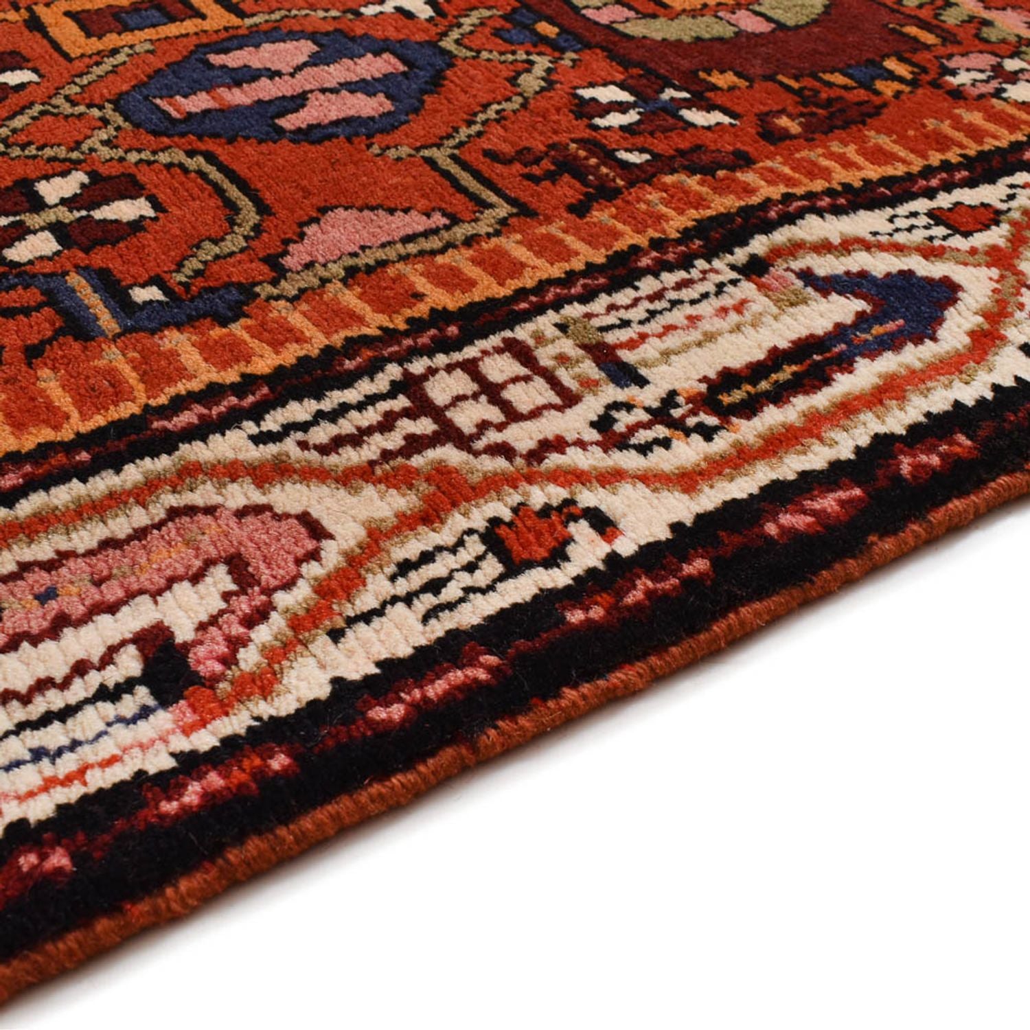 Alfombra persa - Nómada - 209 x 139 cm - multicolor