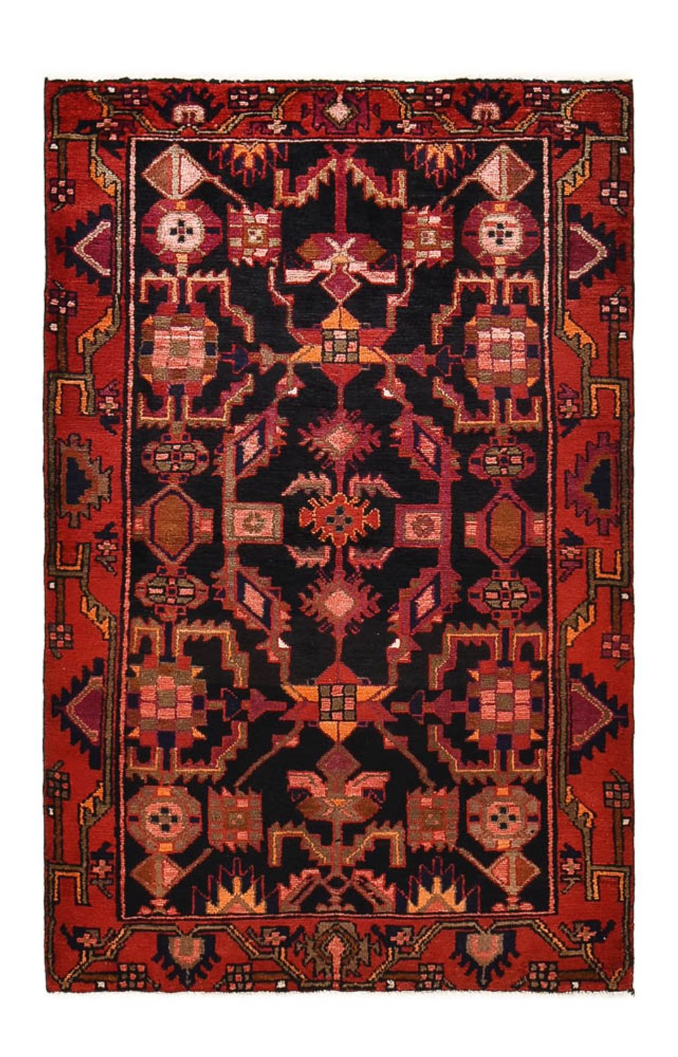 Alfombra persa - Nómada - 178 x 114 cm - azul oscuro