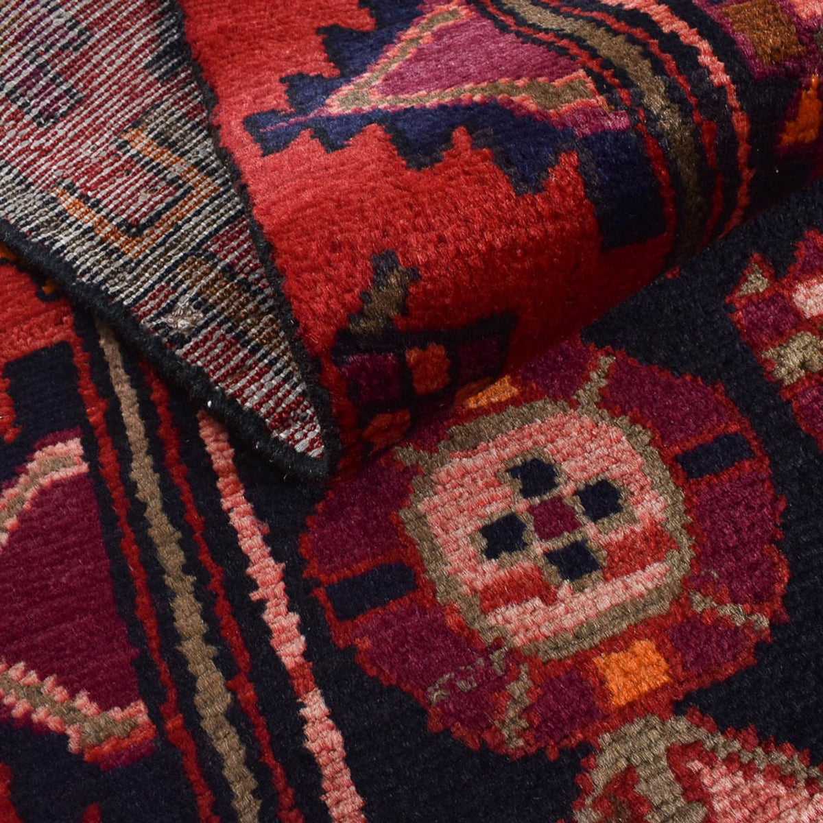 Alfombra persa - Nómada - 178 x 114 cm - azul oscuro