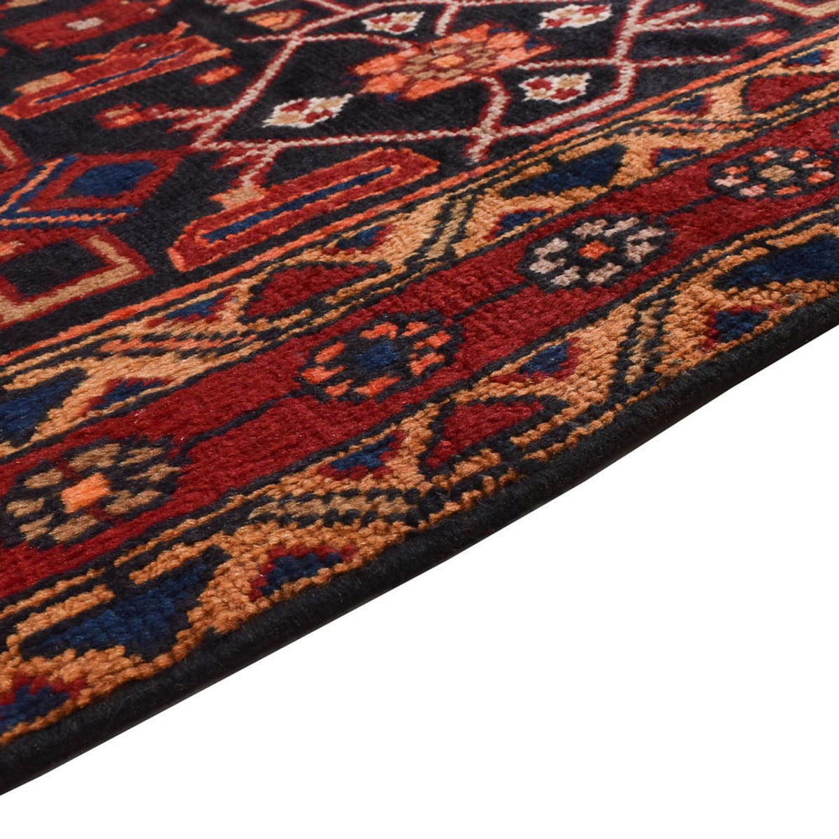 Alfombra persa - Nómada - 224 x 133 cm - multicolor