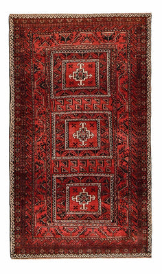 Alfombra Belutsch forma especial  - 198 x 114 cm - rojo
