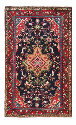 Alfombra persa - Nómada - 180 x 108 cm - azul oscuro