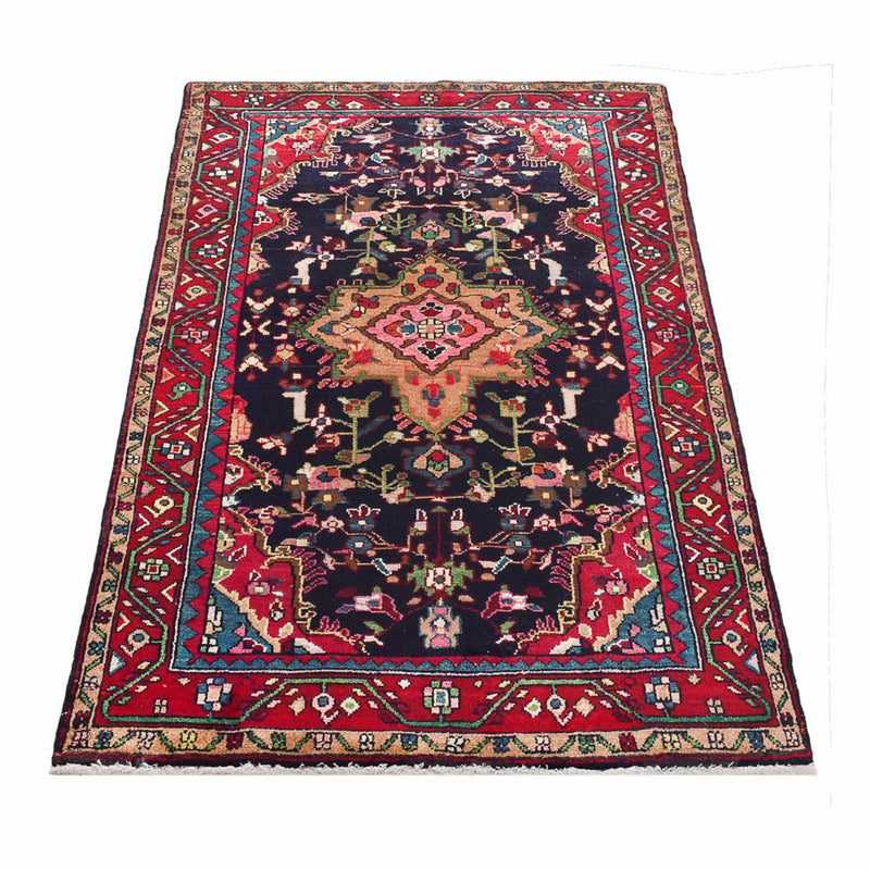 Alfombra persa - Nómada - 180 x 108 cm - azul oscuro