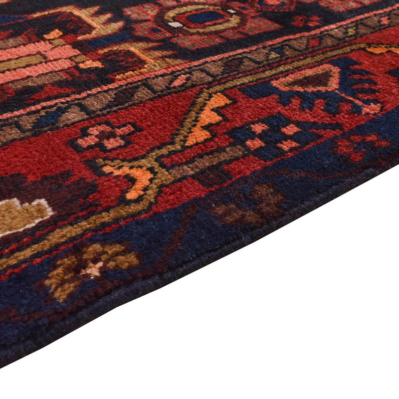 Alfombra persa - Nómada - 207 x 130 cm - azul oscuro