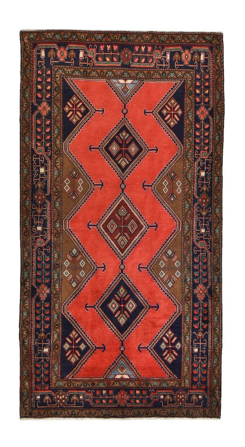 Alfombra de pasillo Alfombra persa - Nómada - 280 x 147 cm - rojo
