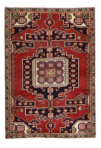 Alfombra persa - Nómada - 192 x 133 cm - rojo