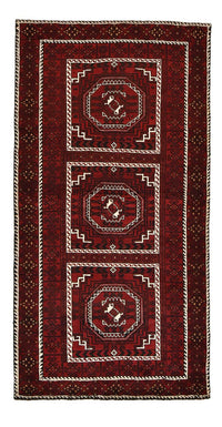 Alfombra de pasillo Alfombra Belutsch - 214 x 110 cm - óxido