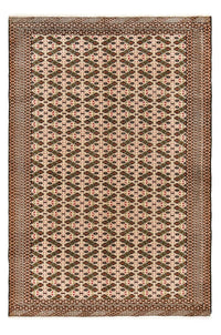 Alfombra Turkaman - 193 x 130 cm - beige oscuro