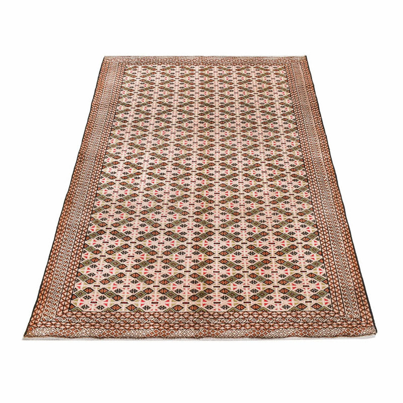 Alfombra Turkaman - 193 x 130 cm - beige oscuro