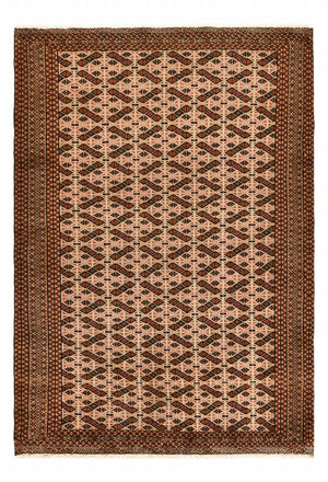 Alfombra Turkaman - 191 x 130 cm - beige oscuro