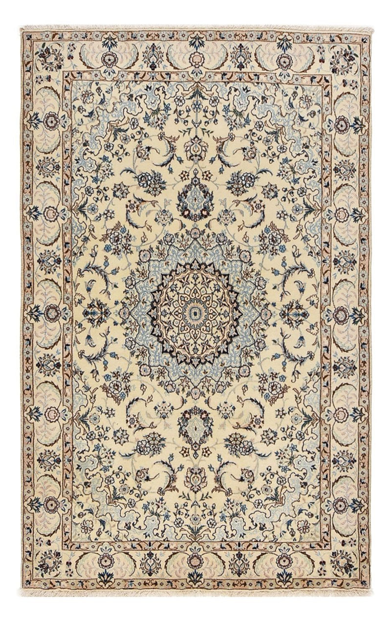 Alfombra Persa - Nain - Real - 204 x 126 cm - beige