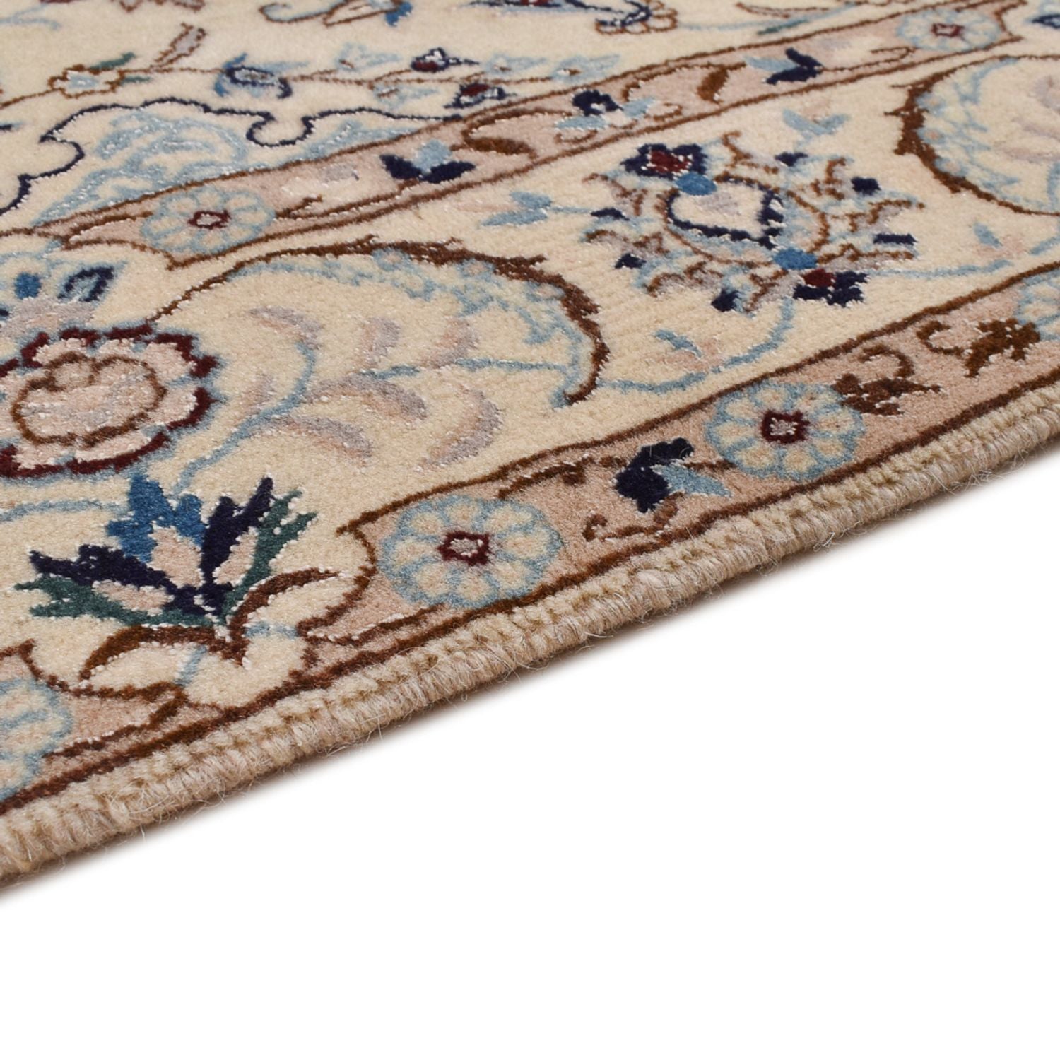 Alfombra Persa - Nain - Real - 204 x 126 cm - beige