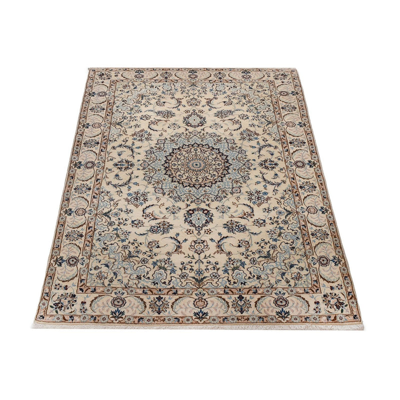Alfombra Persa - Nain - Real - 204 x 126 cm - beige