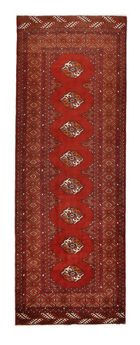 Alfombra de pasillo Alfombra Turkaman - 287 x 102 cm - rojo
