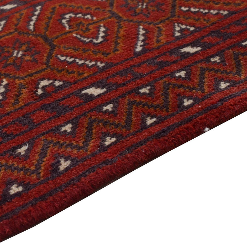 Alfombra de pasillo Alfombra Turkaman - 287 x 102 cm - rojo