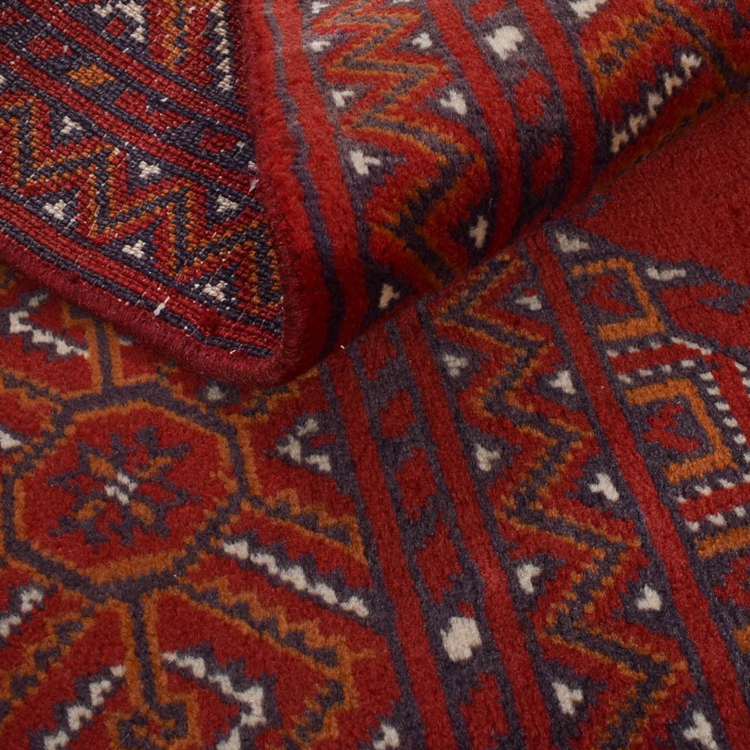 Alfombra de pasillo Alfombra Turkaman - 287 x 102 cm - rojo