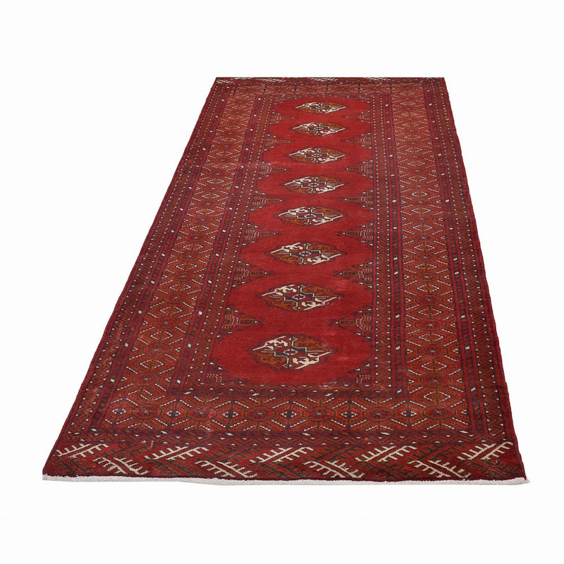 Alfombra de pasillo Alfombra Turkaman - 287 x 102 cm - rojo