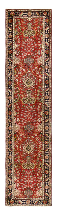 Alfombra de pasillo Alfombra persa - Tabriz - 400 x 92 cm - rojo