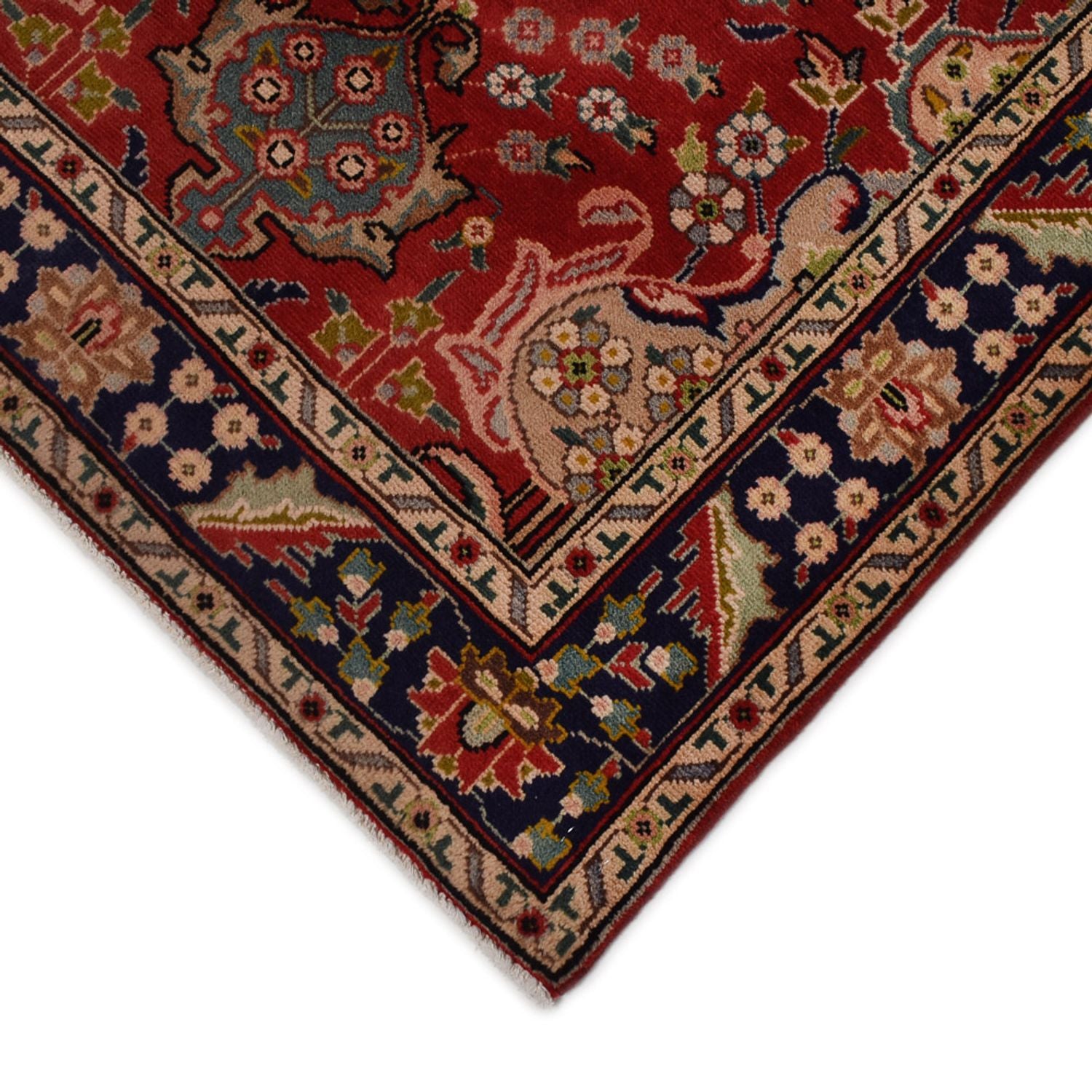 Alfombra de pasillo Alfombra persa - Tabriz - 400 x 92 cm - rojo
