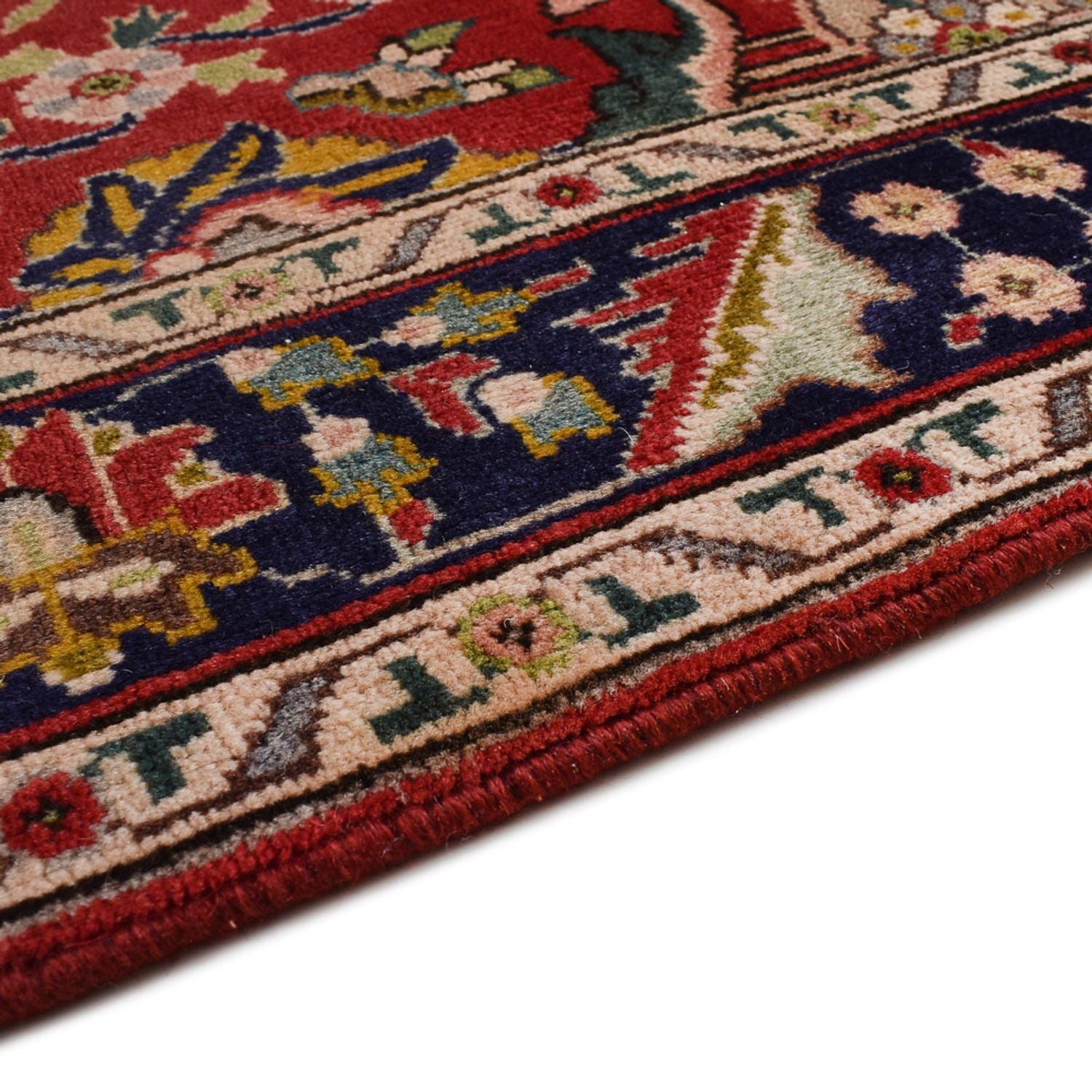 Alfombra de pasillo Alfombra persa - Tabriz - 400 x 92 cm - rojo