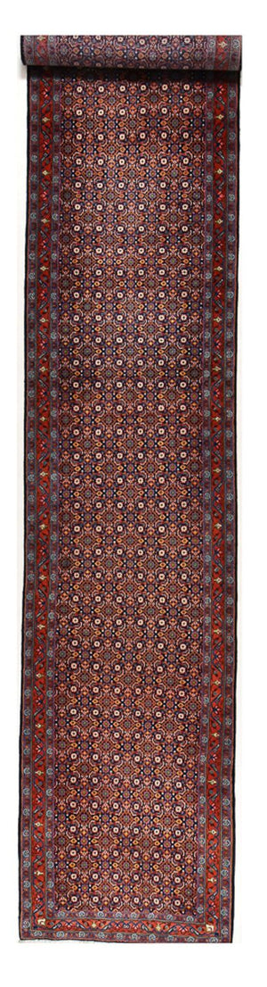 Alfombra de pasillo Alfombra persa - Clásica - 479 x 91 cm - óxido