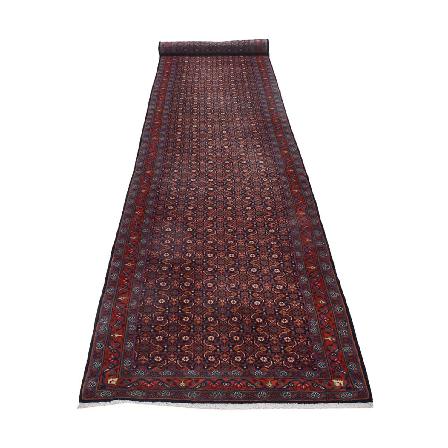 Alfombra de pasillo Alfombra persa - Clásica - 479 x 91 cm - óxido