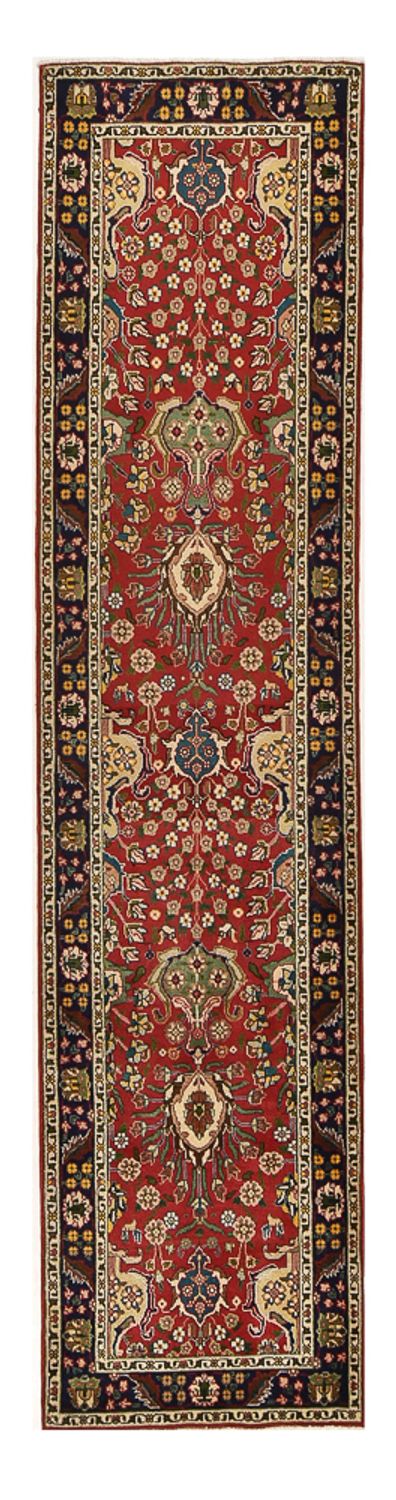 Alfombra de pasillo Alfombra persa - Tabriz - 306 x 72 cm - rojo
