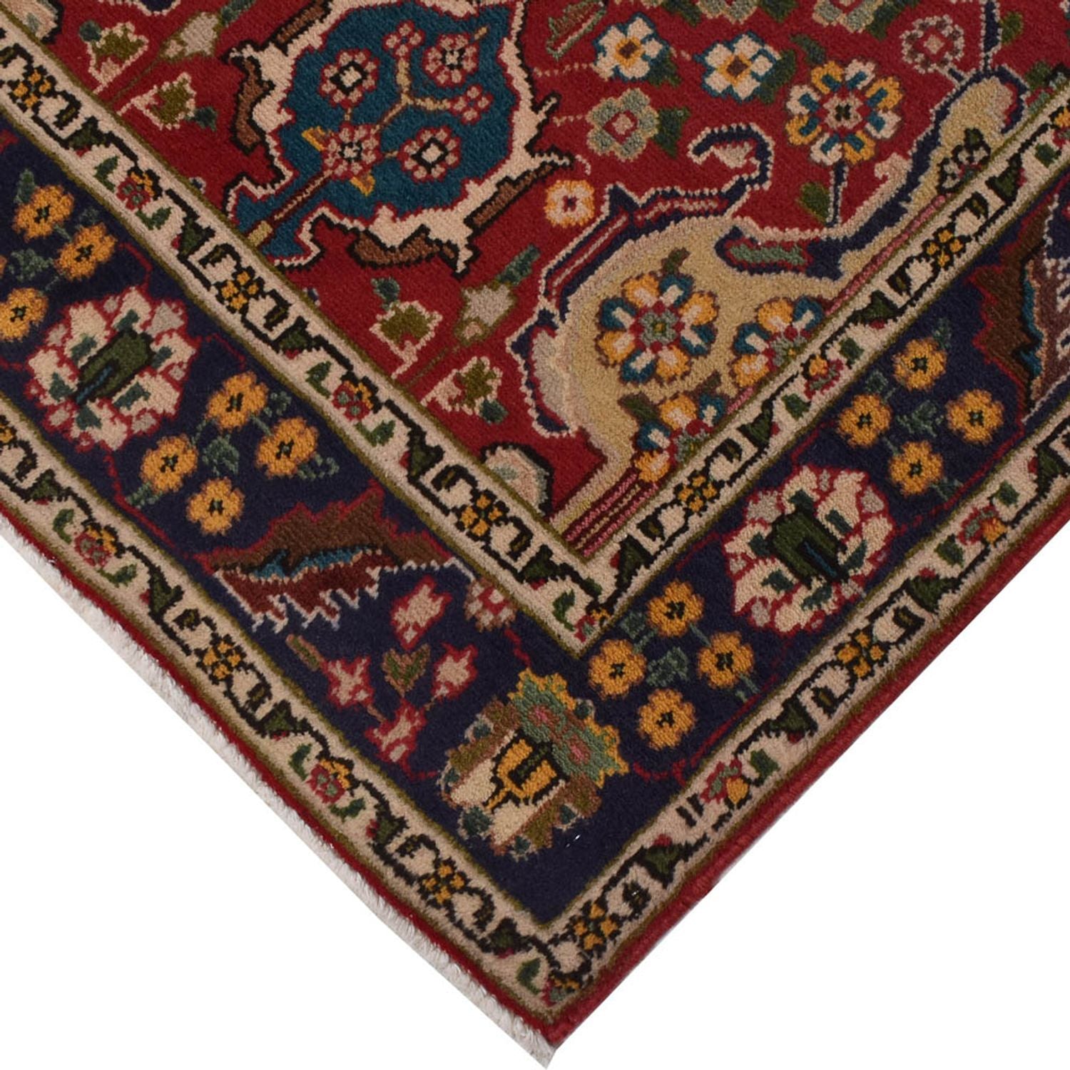 Alfombra de pasillo Alfombra persa - Tabriz - 306 x 72 cm - rojo