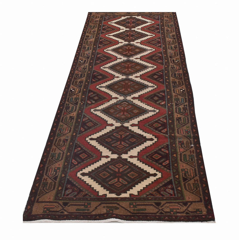 Alfombra de pasillo Alfombra persa - Nómada - 287 x 78 cm - óxido