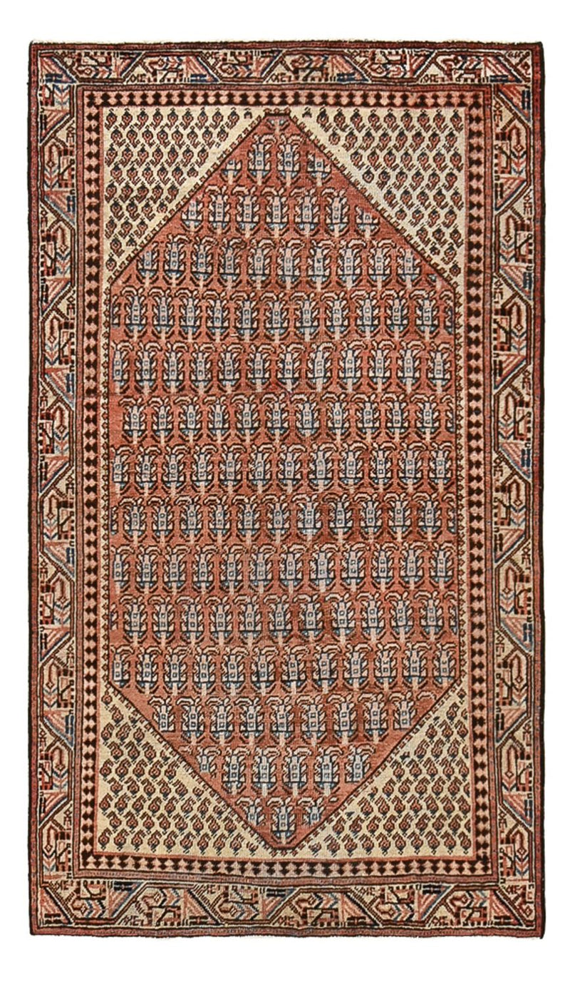 Alfombra persa - Nómada forma especial  - 197 x 113 cm - óxido